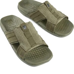 Khaki Men's Slide Sandals